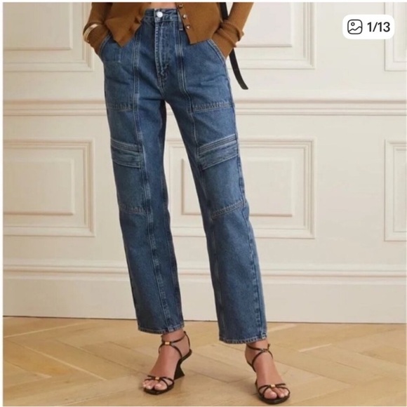 NWT AGOLDE Cooper Cargo Jeans in Regulation - Picture 5 of 7